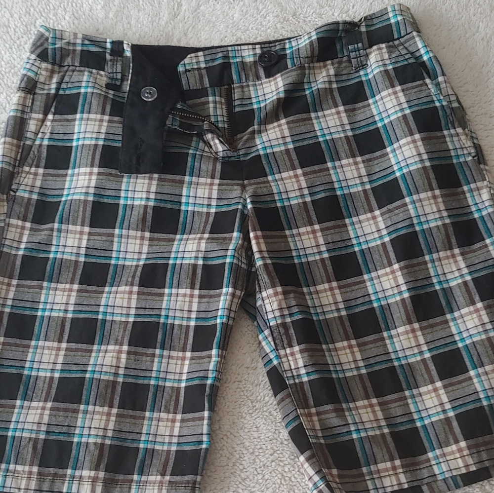 New York & Company Plaid Shorts 4